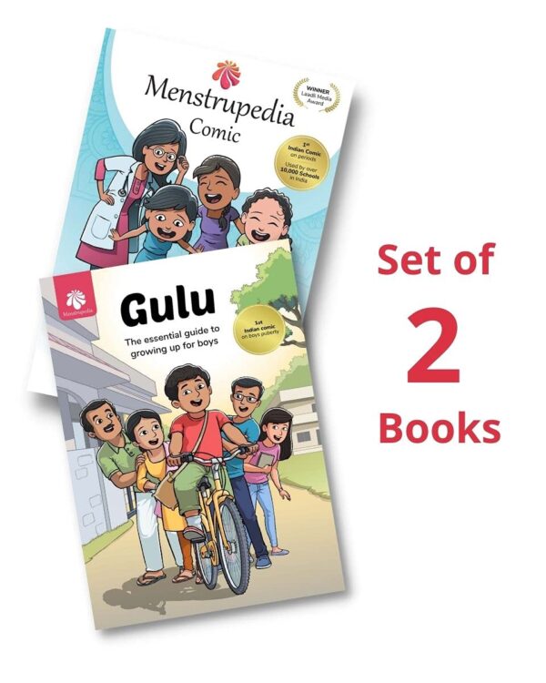 Menstrupedia Comic For Girls + Gulu Comic for Boys